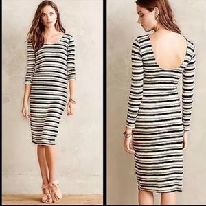 Anthropologie Dolan knit stripe dress M